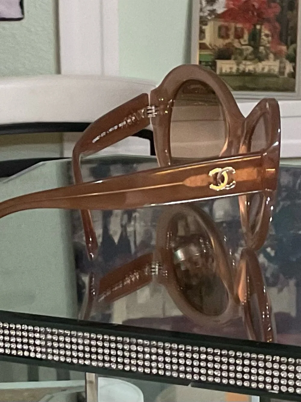 CHANEL OVAL CC SUNGLASSES 5372 AUTHENTIC